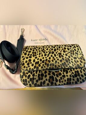 Kate spade leopard crossbody bag.